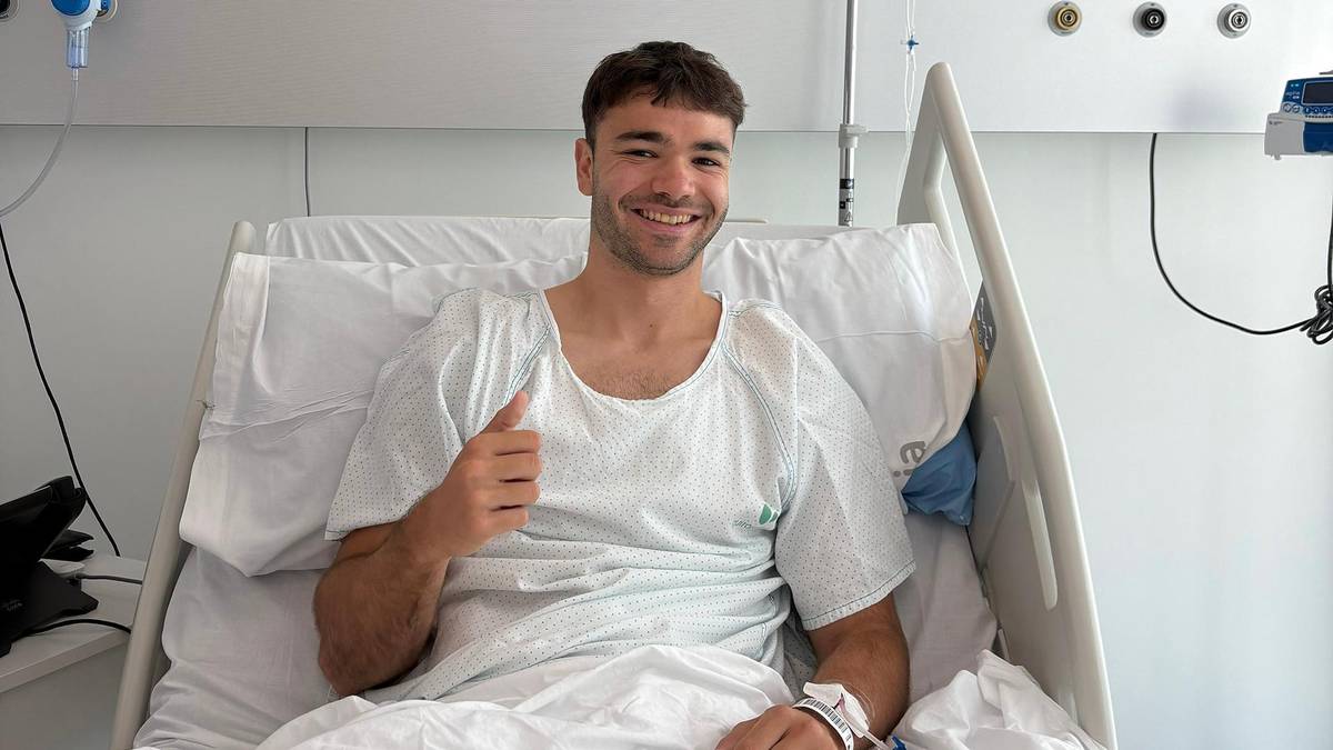 Unai Egiluzi ebakuntza egin diote berriro eskuin belaunean