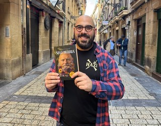 Ekaitz Herrera ANBOTOko kazetariak bere lehenengo eleberria kaleratu du: 'Neguberria'