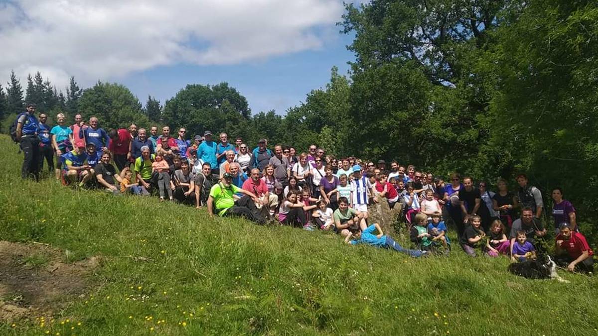 Iurretak mendebaldetik dituen mugarriak ezagutzeko aukera, domekako irteeran