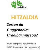 Zertan da Guggenheim Urdaibai museoa?