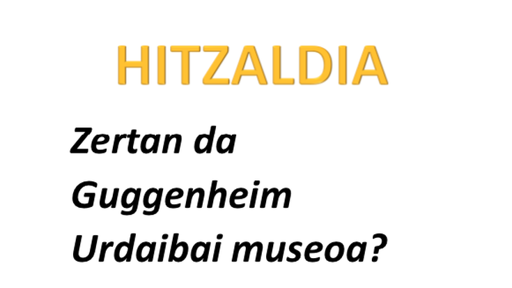Zertan da Guggenheim Urdaibai museoa?