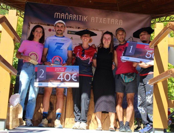 Fouad Anou eta Oihane Alonso nagusi Mañaritik Atxetarako 13 kilometroko lasterketan