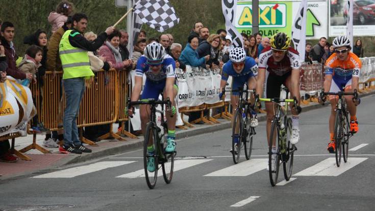 Gontzal Garcia podiumera igo da Zornotzako Udaberri Klasikoan