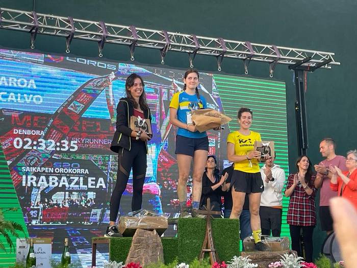 Leire Uribe eta Eneko Gonzalez Gorbeia Suzieneko maratoi erdiko podiumean sartu dira