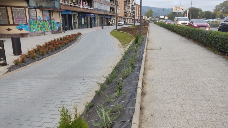 Bidebarrieta kaleko sarbidea kontrolatzeko kameren sistema indarrean dago Iurretan