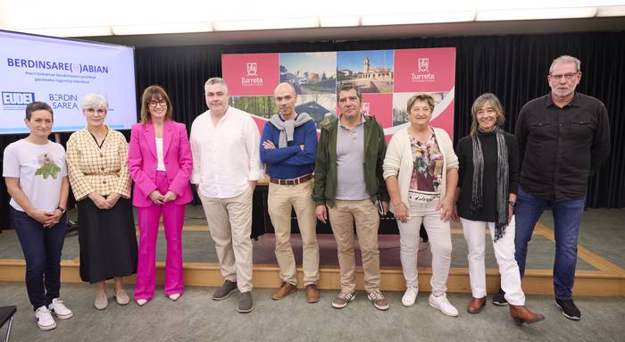'Berdinsarea(H)abian' programa aurkeztu dute Iurretan