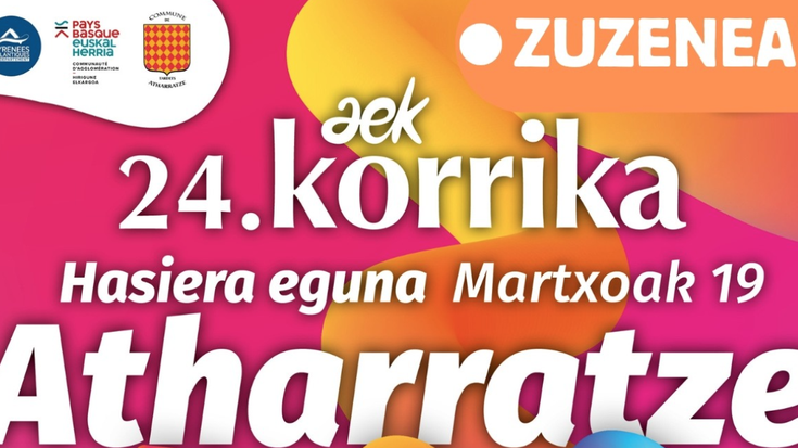 [ZUZENEKOA]: 24. Korrikaren hasiera ekitaldia zuzenean