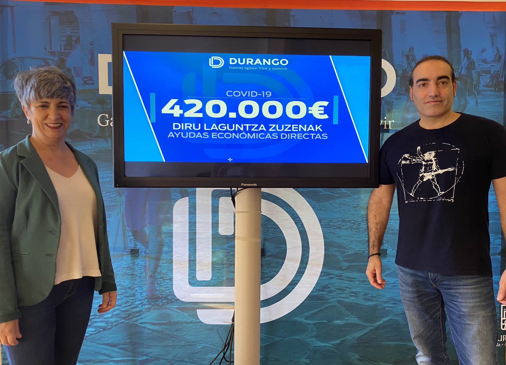 Durangoko Udalak 420.000 euro bideratuko ditu negozio txikietara eta familietara