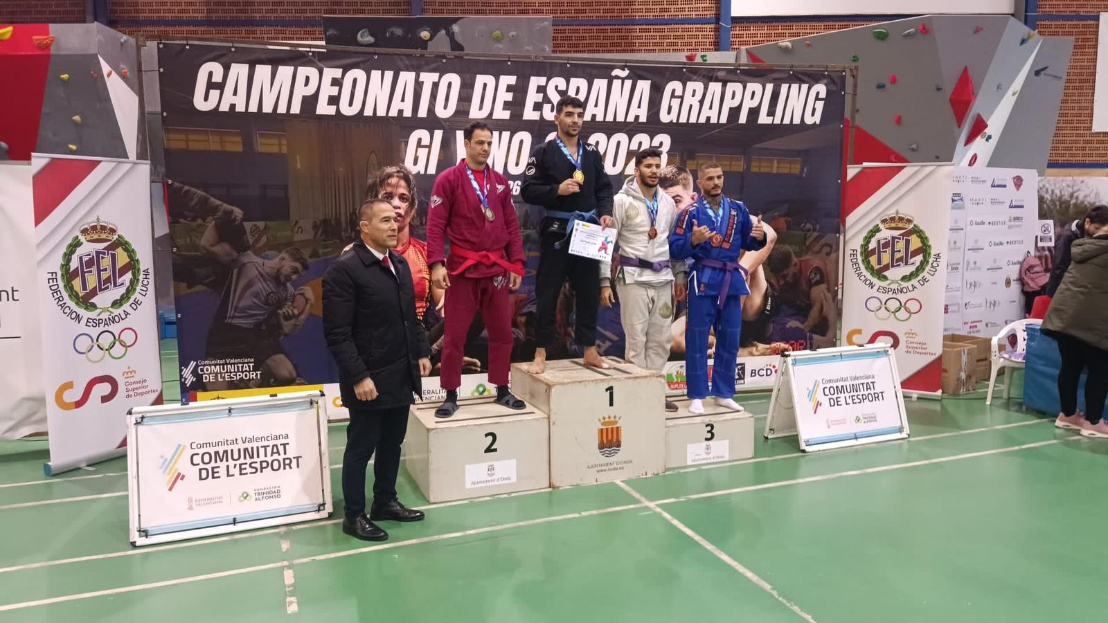 Eneko Diez durangarra Espainiako Txapeldun grappling diziplinan