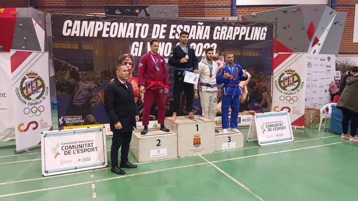 Eneko Diez durangarra Espainiako Txapeldun grappling diziplinan