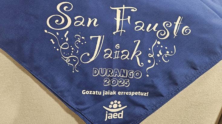 JAEDen sanfaustoetako zapi solidarioak, salgai