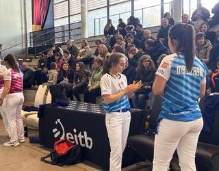 [ARGAZKI GALERIA] Ruiz de Infante-Mendizabal bikotea finalerdietarako txartelaren bila ariko da azken jardunaldian