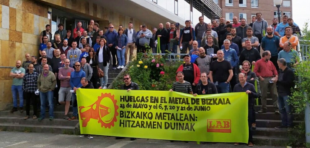 LAB: "Metalgintzan grebara joatea beste biderik ez digu utzi patronalak"