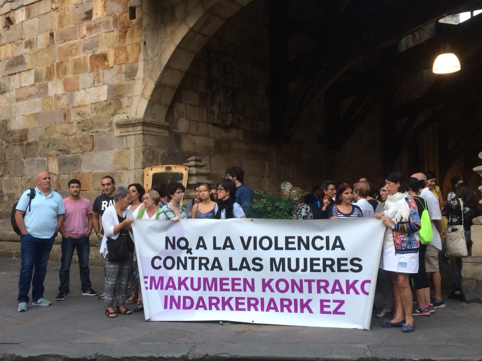 Durangoko eraso sexista salatu dute kontzentrazioan