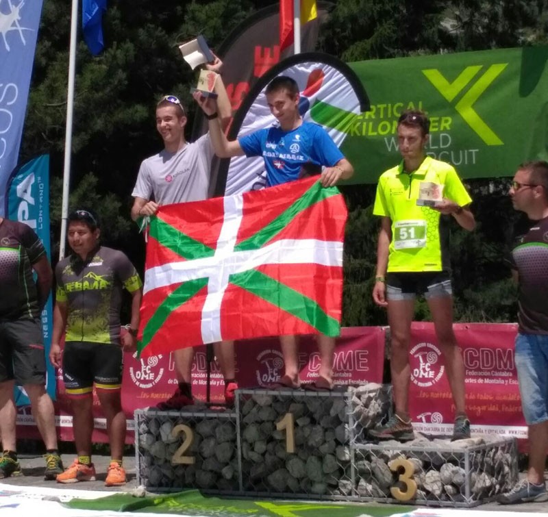 Aitor Ajuriak Kantabriako kilometro bertikala irabazi du junior mailan