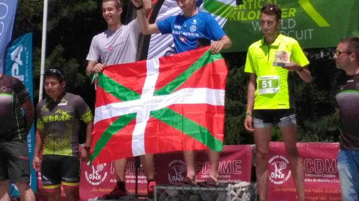 Aitor Ajuriak Kantabriako kilometro bertikala irabazi du junior mailan