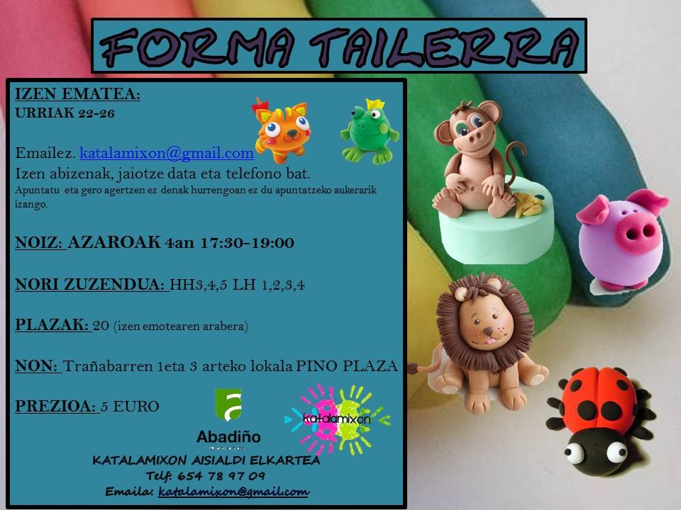 Forma tailerra Katalamixon elkartearen eskutik