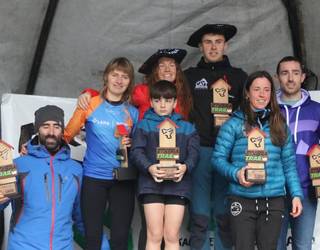 Oihana Azkorbebeitia txapeldun eta Iñigo Pradera txapeldunorde Etxera Trail mendi lasterketan