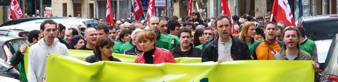 San Eloyko borroka, langileen eguneko manifestazioan protagonista