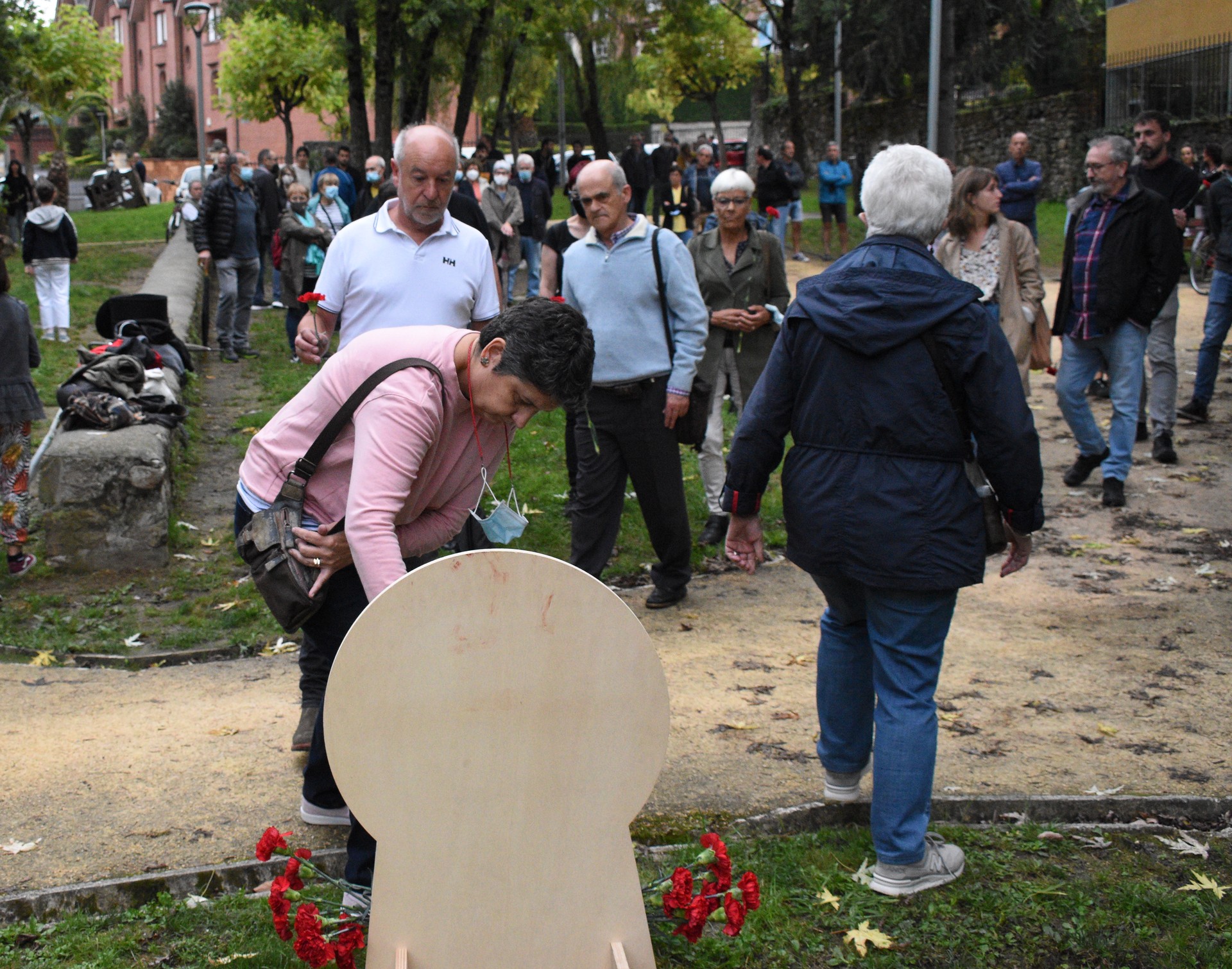 Sortuk ekitaldia egin du Benita Uribarrena parkean