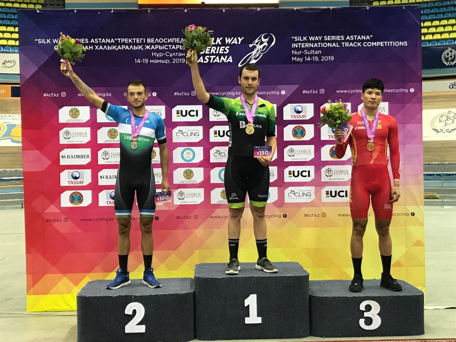 Illart Zuazubiskarrek bere kirol ibilbideko garaipenik garrantzitsuena lortu du Kazakhstanen