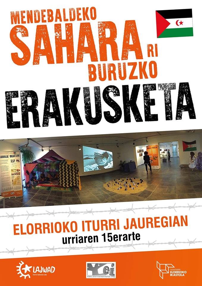 Mendebaldeko Saharari buruzko erakusketa, Lajwadek antolatuta