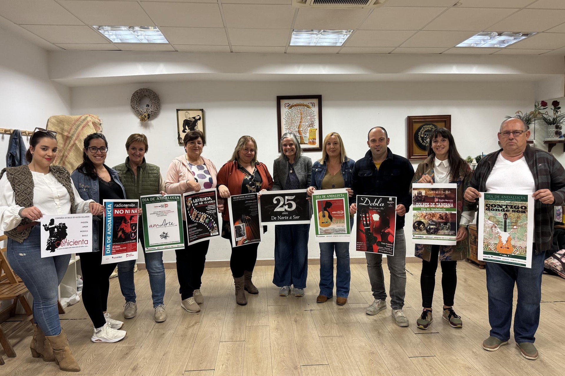 De Norte a Sur elkarteak 25 urteko ibilbidea ospatzeko jaia egingo du zapatuan