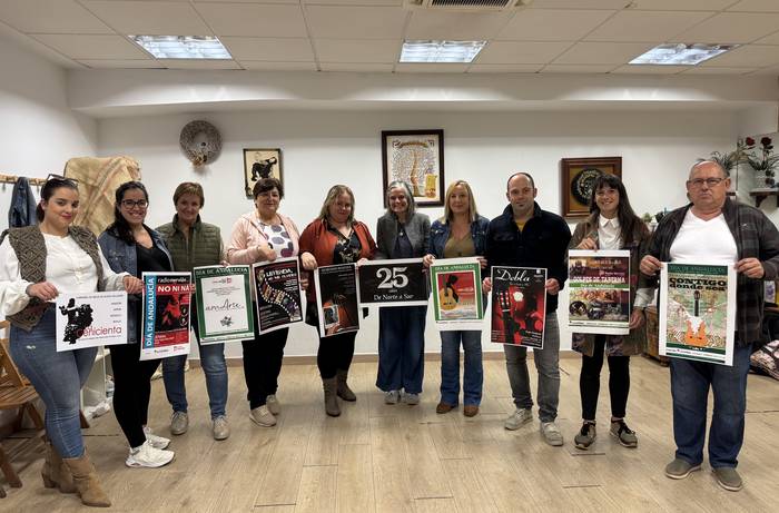 De Norte a Sur elkarteak 25 urteko ibilbidea ospatzeko jaia egingo du zapatuan
