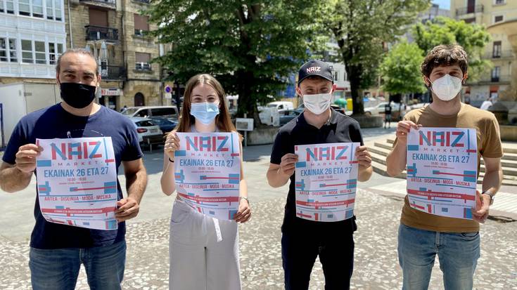 'Naiz Market' ekintzaileen azokak Durangoko kaleak hartuko ditu berriro
