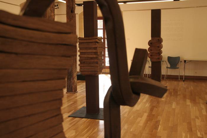 Jesus Lizaso artistaren eskultura lana dago Durangoko Museoan 