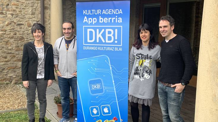 Durangoko agenda kulturala biltzen duen DKB! aplikazioa aurkeztu dute