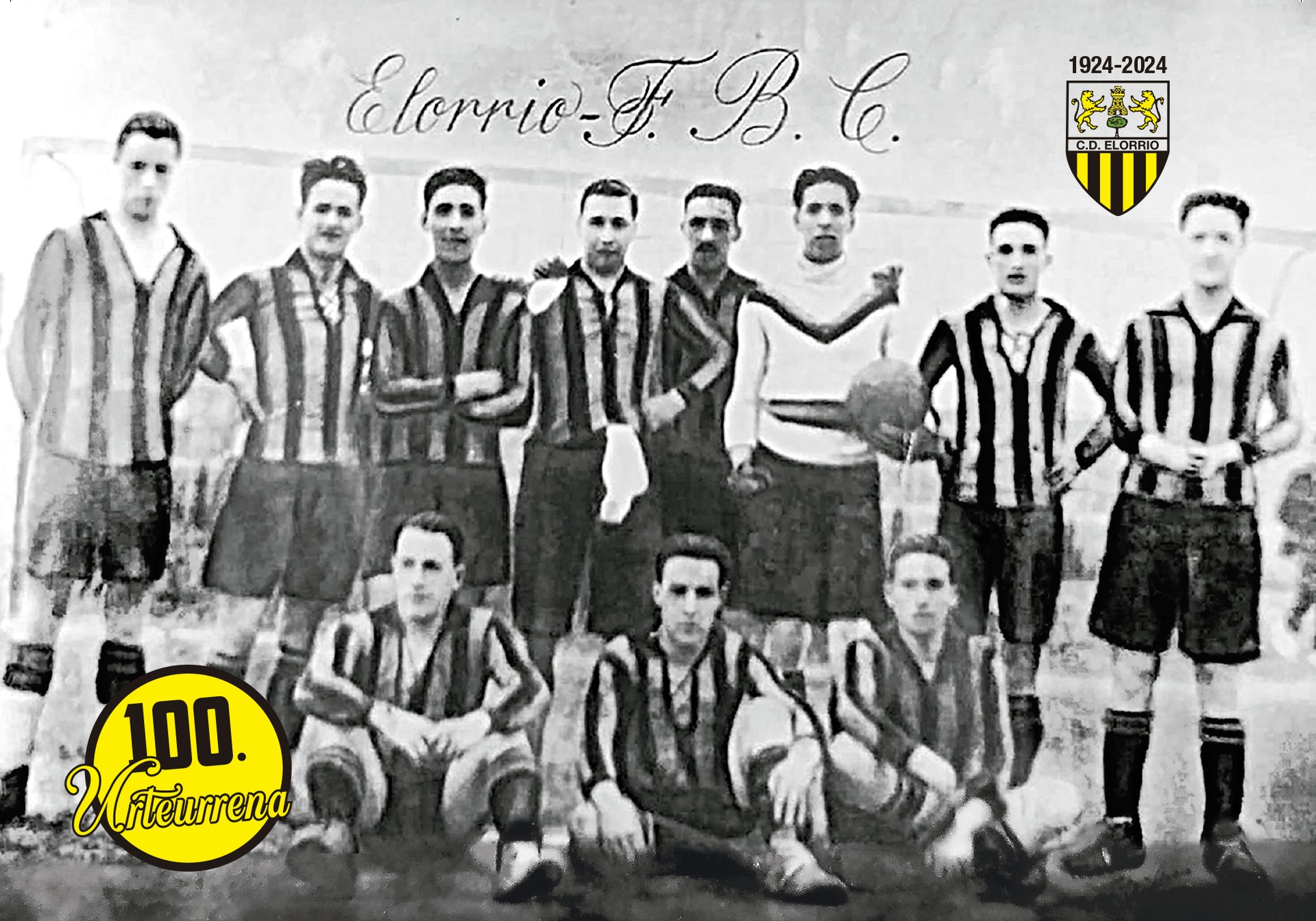 Erakusketa eta zigilu-marka berezia, Elorrio futbol taldearen 100. urteurrena ospatzeko