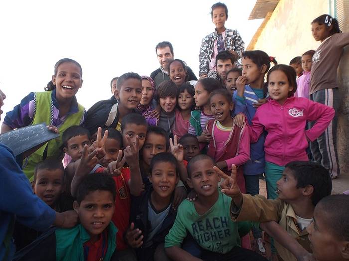 Saharako errefuxiatuentzako elikagai bilketa, martxan