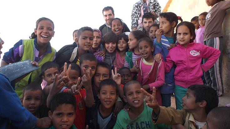 Saharako errefuxiatuentzako elikagai bilketa, martxan