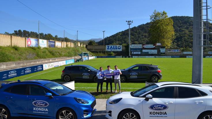 Amorebieta futbol klubak Ford Kondia markako autoak erabiliko ditu aurten