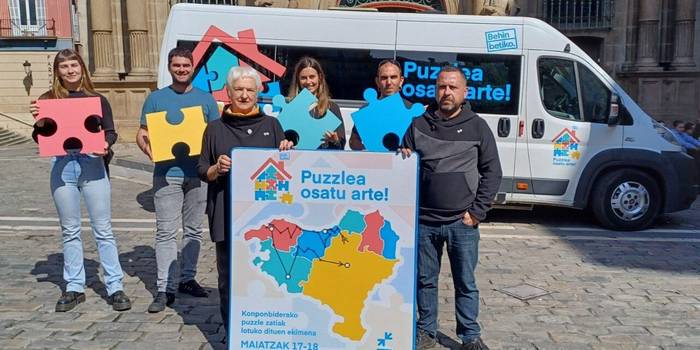 'Puzzlea osatu arte!' egitasmoaren piezetako bat Durangora ailegatuko da zapatuan