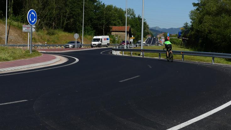 N-634 errepidean, Berna eta Euba arteko lanak amaitu dituzte