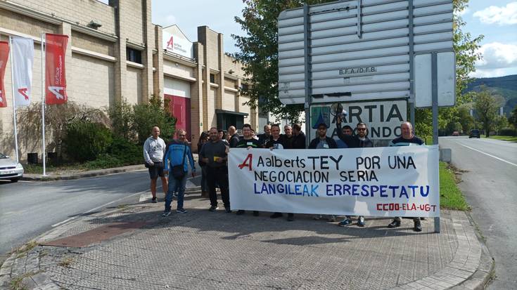 Aalberts Tey enpresan grebara deitu dute urriaren 2tik aurrera, CCOO sindikatuak jakinarazi duenez