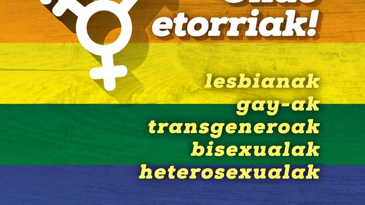 Elorrioko udalak herritarrei dei egin die,  LGTBI+ mugimenduek deitzen dituzten ekintzetan parte har dezaten