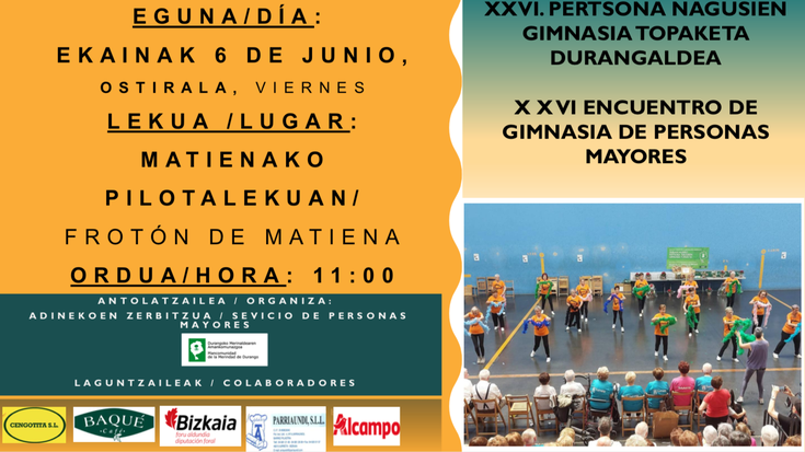 XXVI. Pertsona Nagusien Gimnasia Topaketa