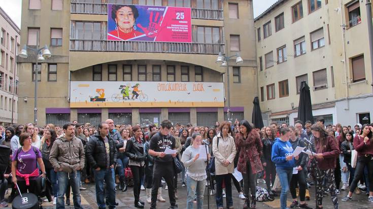 Ikasleak kalera indarkeria matxistaren aurka