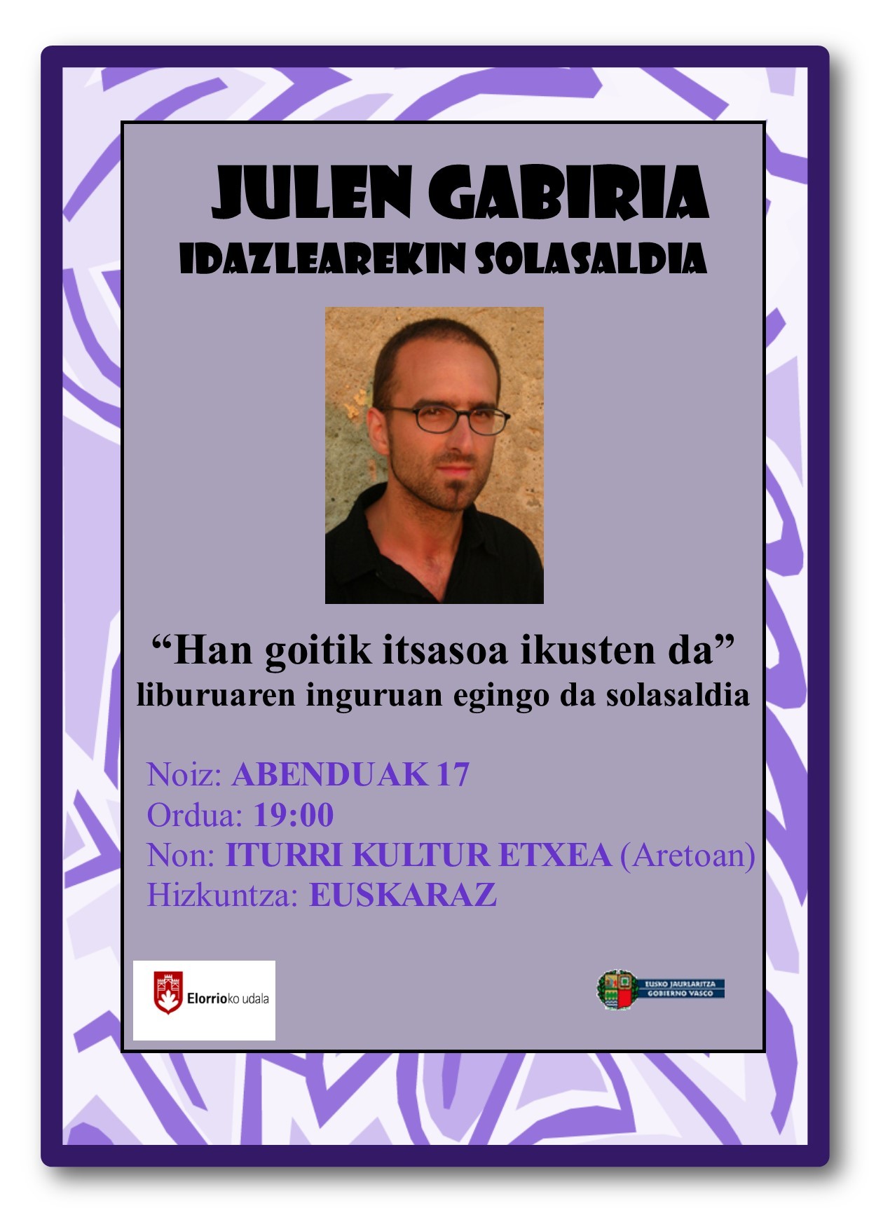 Julen Gabiriarekin solasaldia Iturrin 7etan.