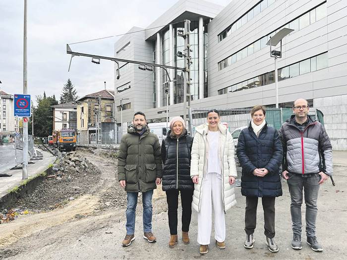 Trenbidea zena Bide Berde bihurtzeko lanak hasi dituzte