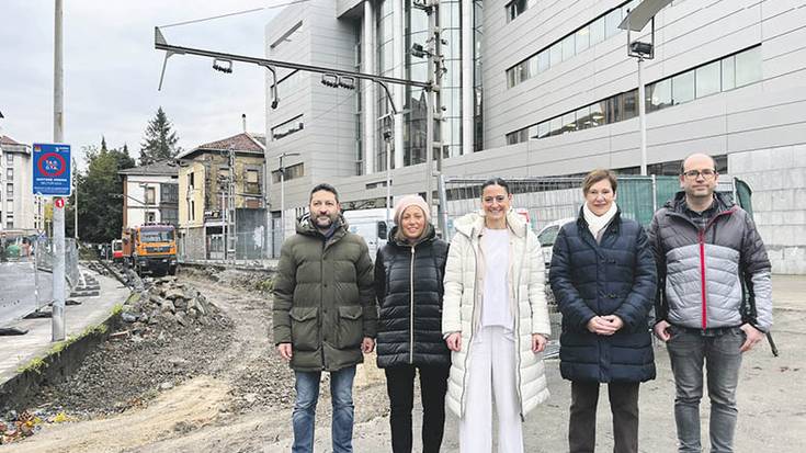 Trenbidea zena Bide Berde bihurtzeko lanak hasi dituzte