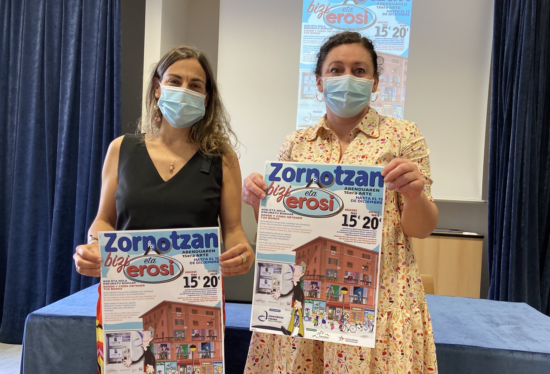 32.000 Amorebono astelehenetik aurrera eskuragarri, Zornotzako komertzioak bultzatzeko