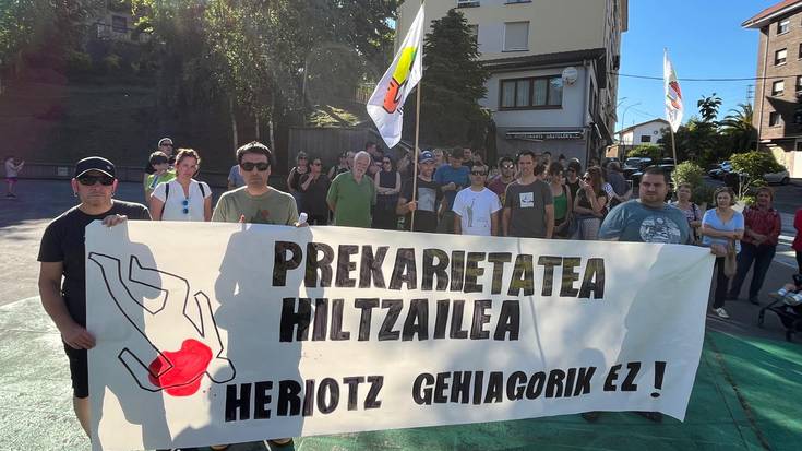 AHTko obretako lan-heriotza salatu dute Atxondon
