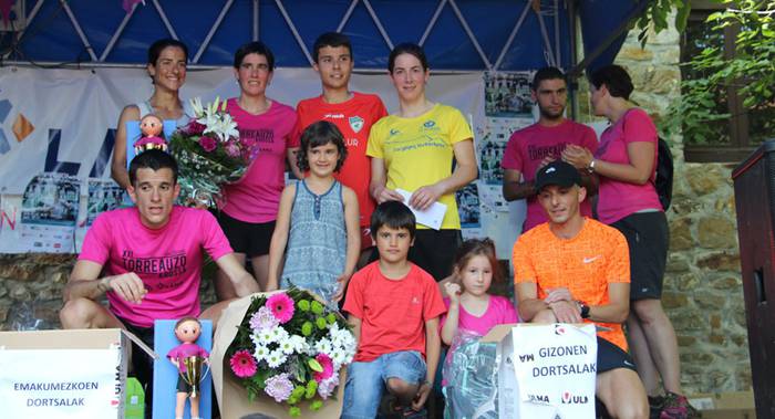 Gurutze Fradesek eta Aitor Mimenzak irabazi dute Oñatiko Torreauzo herri lasterketa