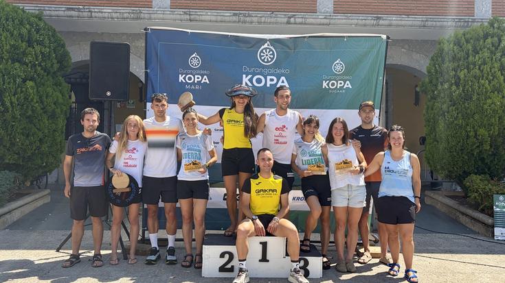 Gontzal Murgoitio, Lola Oiarzabal, Victor Bernedo eta Naia Cob nagusi Zaldu Trailen
