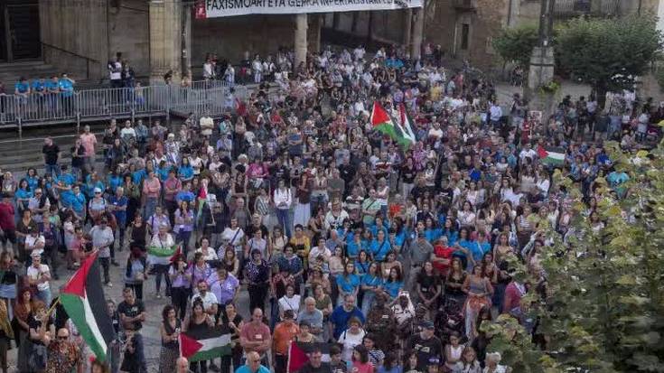 Palestinaren aldeko diru bilketa hasi dute Elorrion