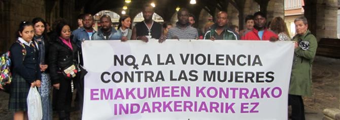 Durangaldeko Voz Afrikanak manifestazioa deitu du bi etorkinen hilketak salatzeko